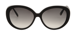 Louis Vuitton M0146 Round Sunglasses, Acetate, Black, C/B, 2*
