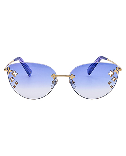 Louis Vuitton Desmayo Sunglasses Violet Lens, front view