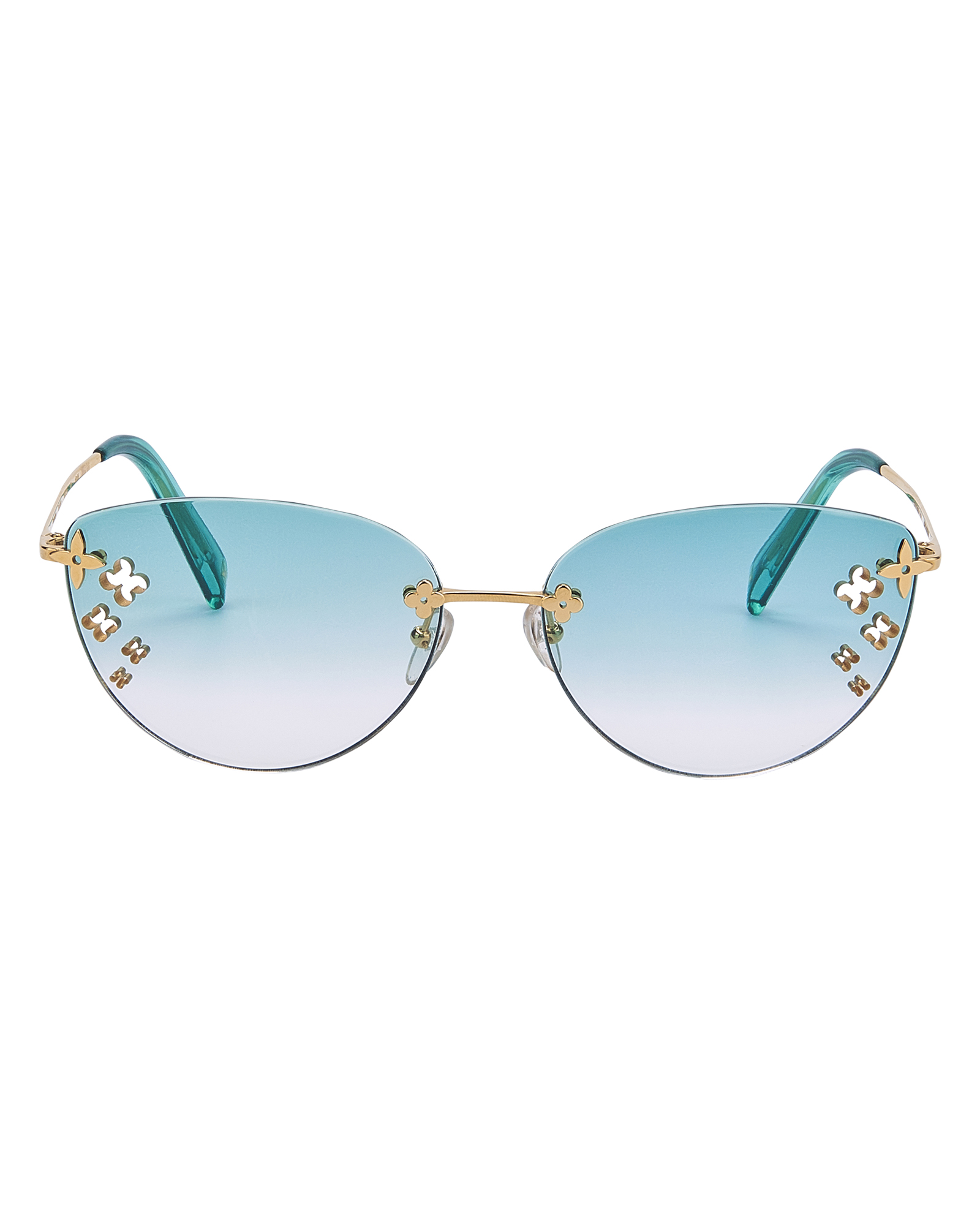 Louis Vuitton Desmayo Sunglasses Turquoise Lens
