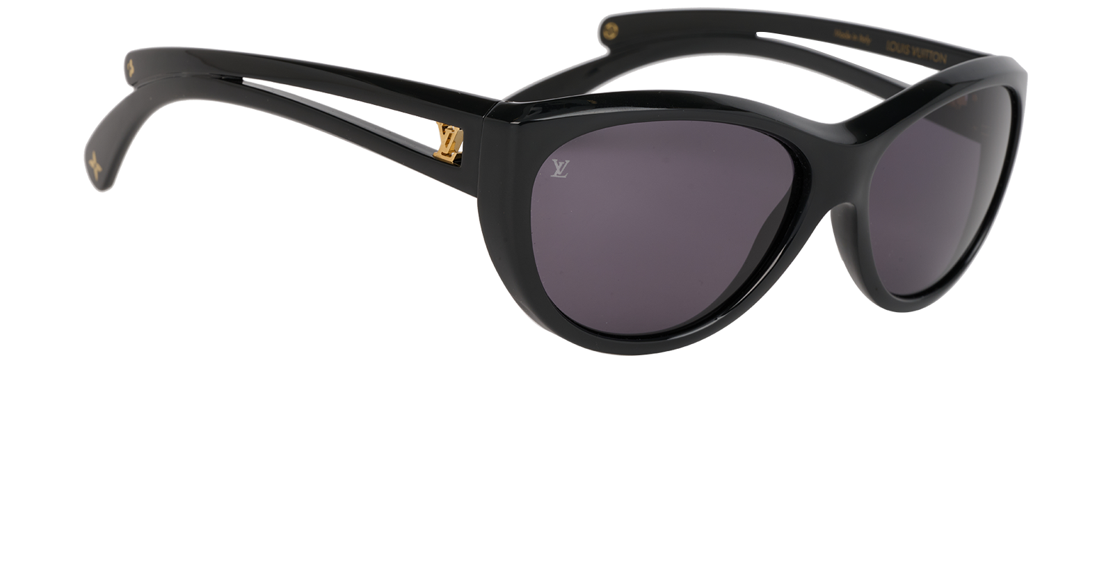 Louis Vuitton Z0449W Cat-Eye Sunglasses, &pound;220, Accessories, Black, Side view