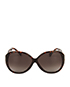 Louis Vuitton Oversized Soupcon Sunglasses, front view