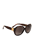 Louis Vuitton Oversized Soupcon Sunglasses, side view
