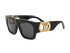 Louis Vuitton LV Link Square Sunglasses, &pound;250, Accessories, Black, Bottom view