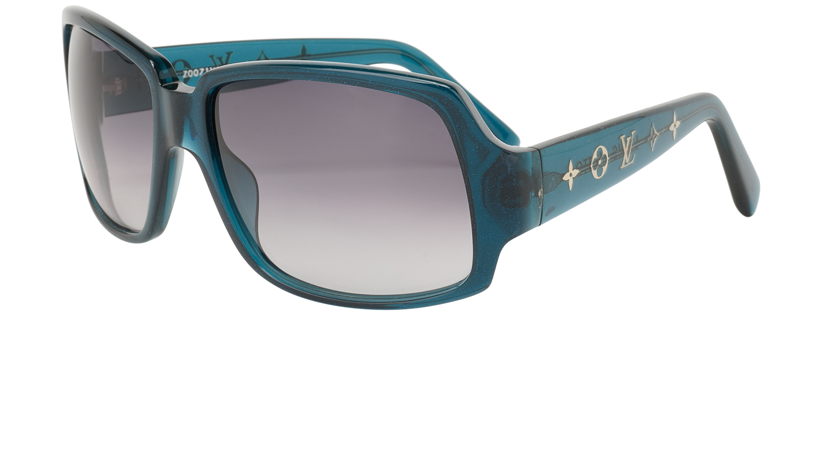 Louis Vuitton Z0071W Rectangular Sunglasses, &pound;250, Accessories, Blue, Bottom view