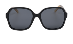 Marc Jacobs MARC 526/S Squared Sunglasses, Acetate, Black/Gold, 2*