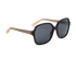 Marc Jacobs MARC 526/S Squared Sunglasses, &pound;60, Accessories, Black/Gold, Side view