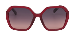 Marc Jacobs Marc 689/S Geometrical Sunglasses, Metal/Acetate, Red, C, 2*