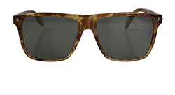 Alexander Mcqueen 0129S Square Sunglasses,Brown,Plastic,AM0129S,3,(10)