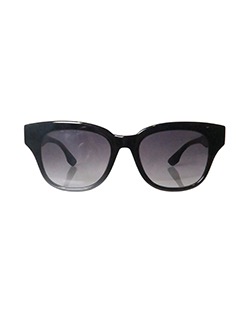 Alexander McQueen MQ00675S,Black Frame,Black Lens, Case,