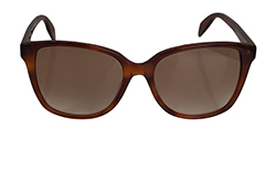 Alexander Mcqueen Cateye Sunglasses, Plastic, Brown, am145s, 3* (10)