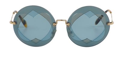 Miu Miu Round Heart Lense Sunglasses, front view