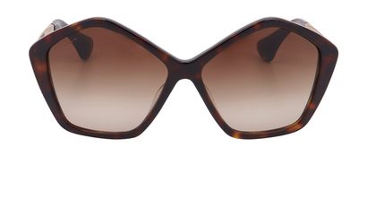 Miu Miu Hexagonal Sunglasses, £45, Front view