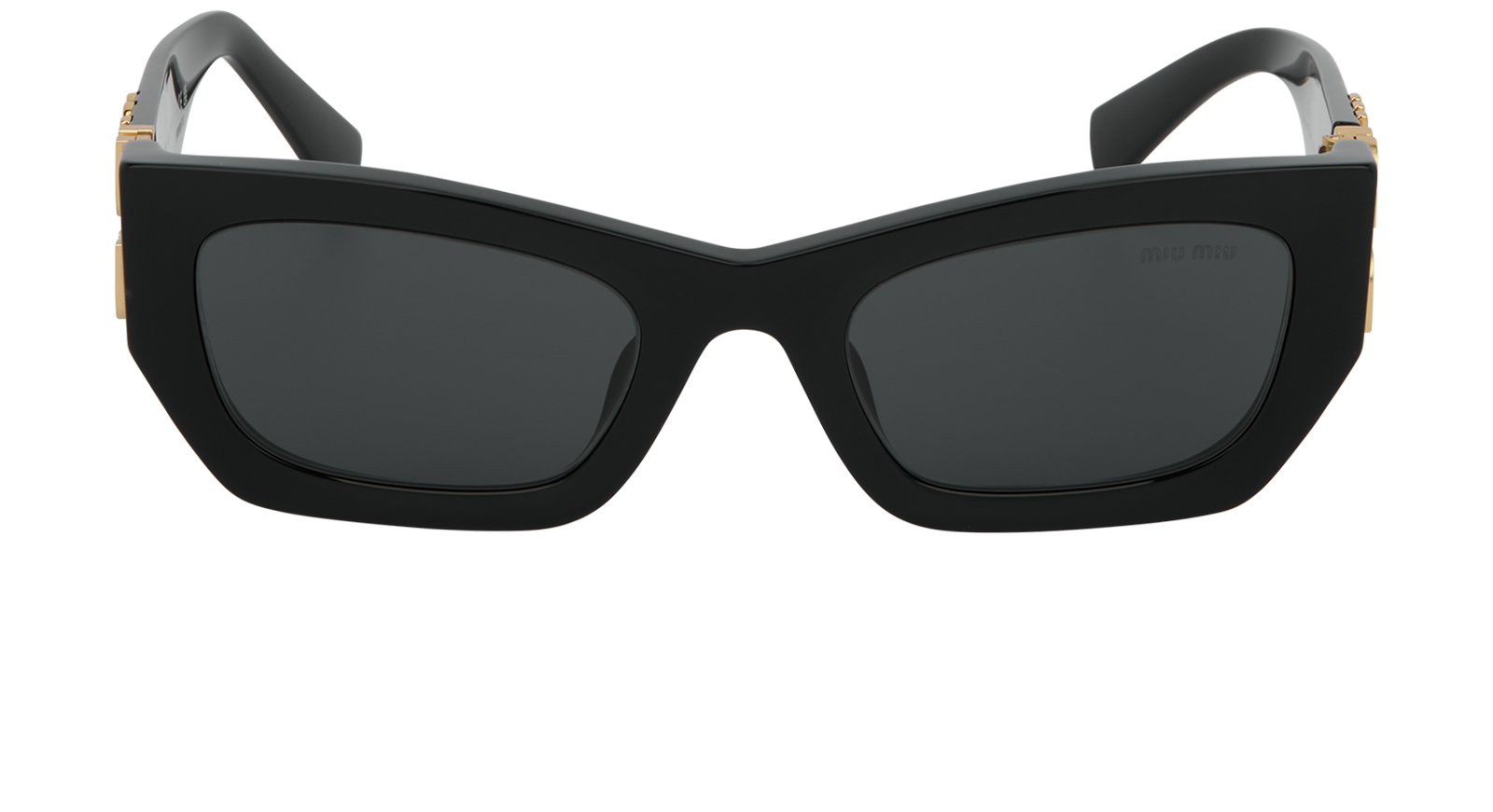 miumiu サングラス SMU09W Miu Miu SMU09W Rectangle Sunglasses | Fashion Eyewear US