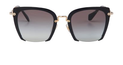 Miu Miu Rasoir Square-Frame Sunglasses, front view