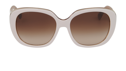 Miu Miu SMU04N Oversized Sunglasses, &pound;130, Accessories, Pink, Front view
