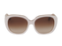 Miu Miu SMU04N Oversized Sunglasses, &pound;130, Accessories, Pink, Front view
