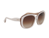 Miu Miu SMU04N Oversized Sunglasses, &pound;130, Accessories, Pink, Side view