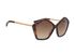 Miu Miu Pentagon Sunglasses, £70, Accessories, Brown/Gold, Side view