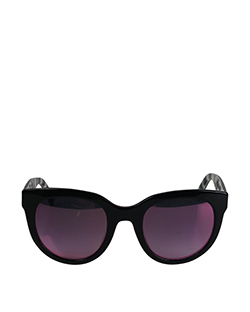 Marc Jacobs Glitter 253/S Sunglasses,Plastic,Black/Pink/White,1
