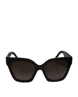 Marc Jacobs Oversize Cateye Sunglasses, Plastic, Brown, Marc182/s, 2