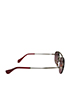 Miu Miu Round Diamond Bridge Sunglasses, side view
