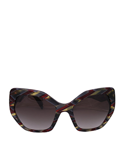 Prada SPR16R Sunglasses, Plastic, Grey, C, 2*