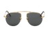 Prada SPR580 Aviator Sunglasses, &pound;110, Accessories, Black, Front view