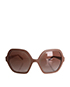 Prada Hexagon SPR06S Sunglasses, front view
