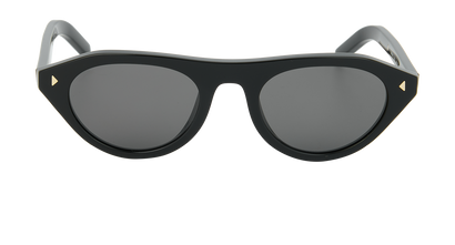 Prada SPRB15 Cat-Eye Sunglasses, £110, Accessories, Black, Front view
