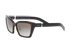 Prada SPR 14X Square Sunglasses, &pound;160, Accessories, Black/Brown, Bottom view