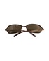 SPR59E Rectangle Sunglasses, back view