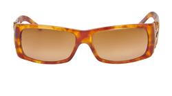 PRADA メタリックディスクミュール オレンジ PRADA メタリックディスク