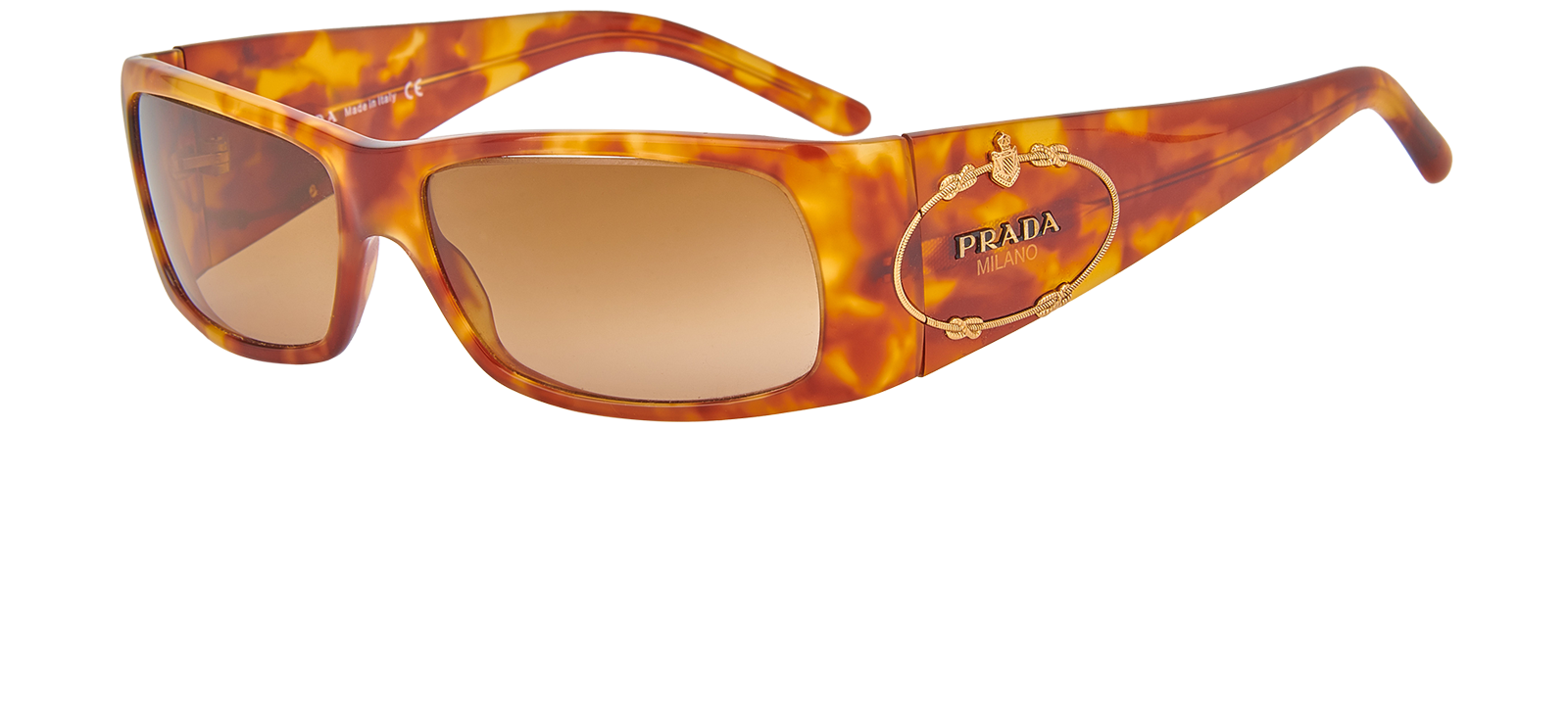 RARE Prada Milano SPR10H Sunglasses for Women Prada SPR10Z Rectangle Sunglasses | Fashion Eyewear main image 3