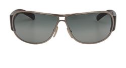 Prada SPR56G Aviator Sunglasses, Acetate, Burgundy/Silver, 3*