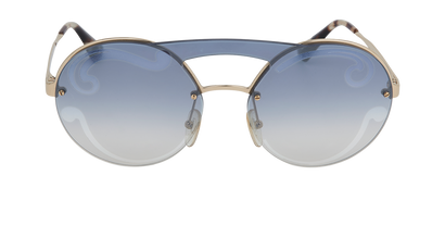 Prada SPR65T Round Sunglasses, front view