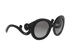 Prada SPR 27N Round Sunglasses, side view