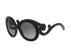 Prada SPR 27N Round Sunglasses, bottom view