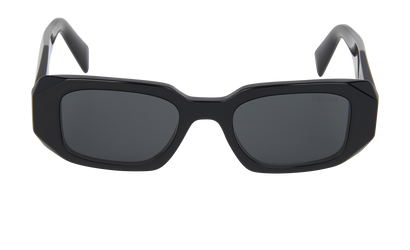 Prada SPR17W Rectangle Sunglasses, &pound;180, Front view