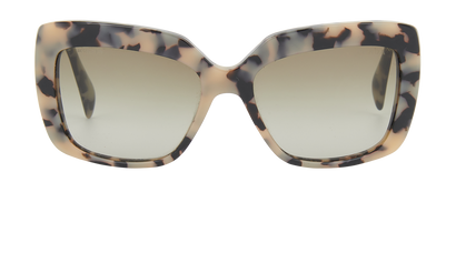 Prada SPR03Q Tortoiseshell Square Sunglasses, front view