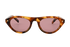 Prada SPRB15 Oval Sunglasses, &pound;175, Accessories, Brown, Front view