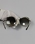 Prada SPR54S Cinema Evolution Sunglasses. Grey Lens, back view
