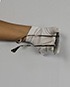 Prada SPR54S Cinema Evolution Sunglasses. Grey Lens, side view