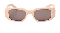 Prada SPR17W Rectangular Sunglasses, Acetate, Pink, DB/B/C, 2*