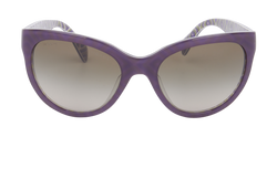 Prada SPR05P Cat Eye Sunglasses, Acetate, Purple, 1*