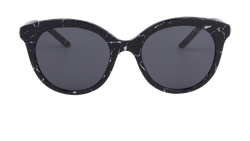 Prada SPR02Y Round Sunglasses, Acetate, Black, C, 2*