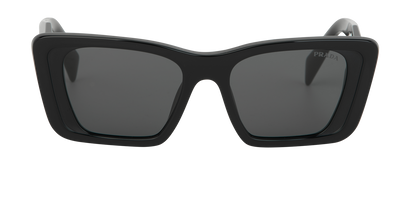 Prada SPR08Y Symbole Sunglasses, &pound;150, Accessories, Black, Front view