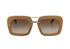 Prada Wooden Square Sunglasses, front view
