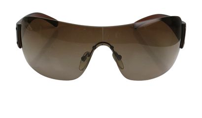 Prada Sport Rimless Shield Sunglasses, front view