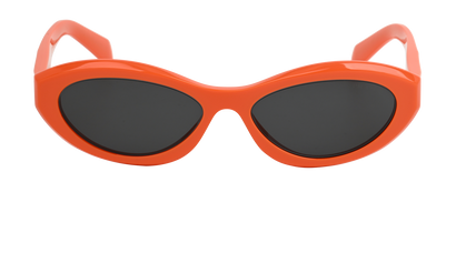 Prada SPR26Z Cat Eye Sunglasses, &pound;110, Accessories, Orange, Front view