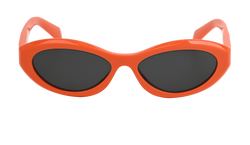 Prada SPR26Z Cat Eye Sunglasses, Acetate, Orange, B/C, 3*
